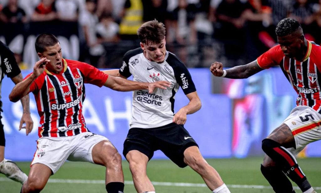 Corinthians e São Paulo ficam no empate. Foto: Rodrigo Coca
