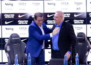 Membros da alta cúpula do Corinthians. Foto: Rodrigo Coca