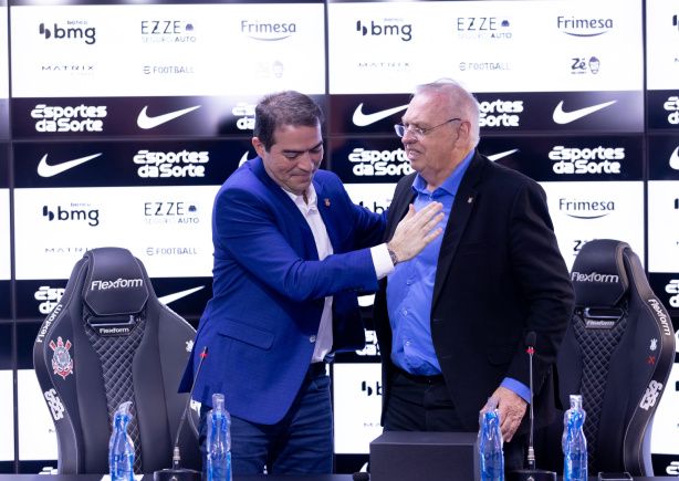 Membros da alta cúpula do Corinthians. Foto: Rodrigo Coca