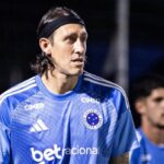 Cassio em ação com a camisa do Cruzeiro. Foto: Gustavo Aleixo/ Cruzeiro.