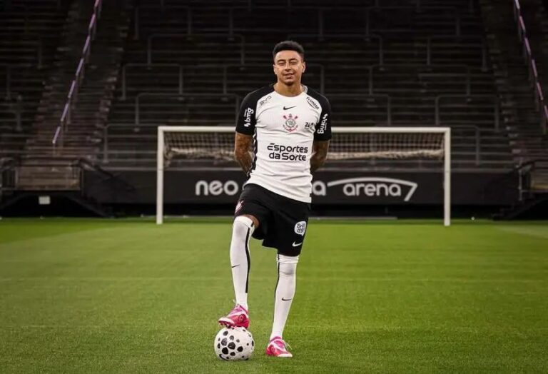 Lingard é apresentado no Corinthians. Foto: Rodrigo Coca.