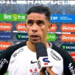 Gabriel Paulista em entrevista pós-jogo. Foto: Reprodução.