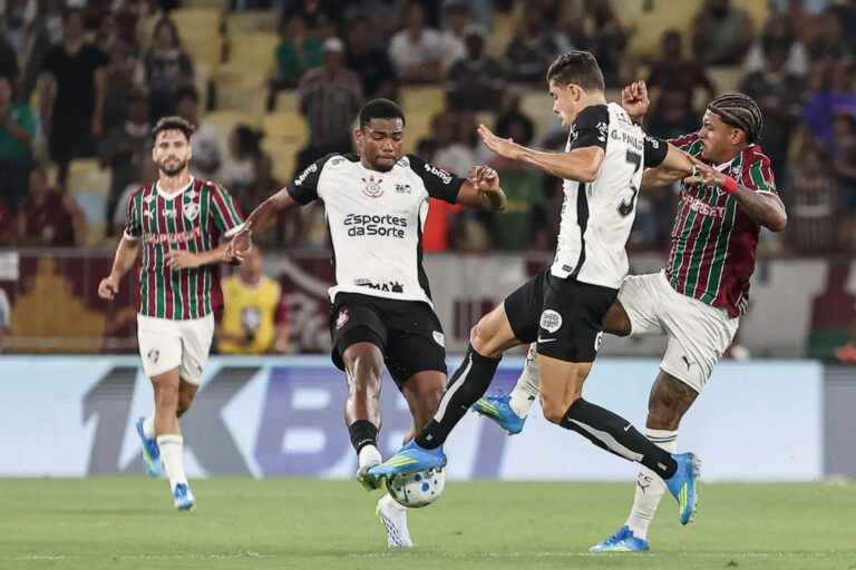 Corinthians é derrota para para o Fluminense. Foto: (Foto: Lucas Merçon/Fluminense