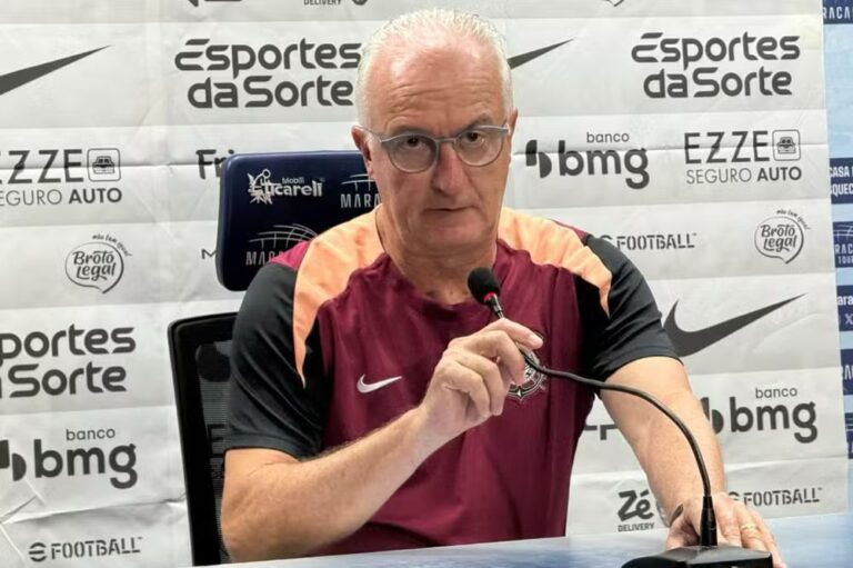 Dorival Jr comanda o Corinthians. Foto: Reprodução/GE