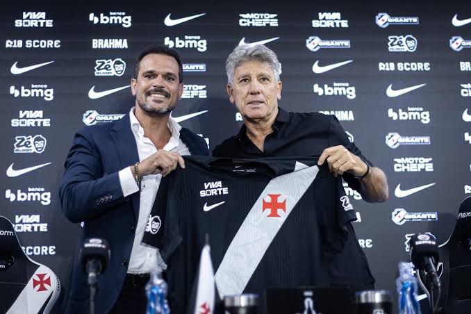 Renato Gaucho é quem comanda o Vasco em 2026. Foto: Vasco/Reprodução